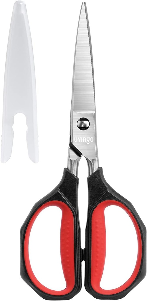 LIVINGO Kitchen Shears Heavy Duty: Cooking Scissors Dishwasher Safe Come Apart Sharp Forged paslanmaz Steel Blade Utility Food All Purpose for Cut Poultry Chicken Meat Bones Sebze, 8.5 inç