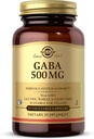 Solgar GABA 500 mg, 50 Sebze Kapsülleri - Rahatlama ve Nervous Sistem Desteği - Amino Asit - Non-GMO, Vegan, Gluten Free, Süt Free, Kosher - 50 Hizmet