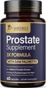Prostate Health Supplements for Men 1000 mg - 3X Strength with Saw Palmetto Blend Sting Nettle Root & Riley Tohum Destek Kompleksi - Destekler Banyo Gezileri Prostate & Urinary Health - 60 Capsules