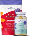 Bari Life Just One, Once Daily Bariatric Multivitamin with Iron (30 Tablet) and BariBurstuba Citrate Soft Chews for Gastrik Bypass, Gastrik Kol ve Duodenal Switch (Fruit Punch)