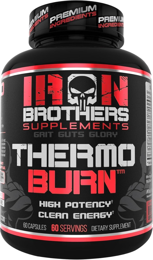 Iron Brothers Συμπληρώματα Fat Burner - Hardcore χάπια απώλειας βάρους για γυναίκες & άνδρες 