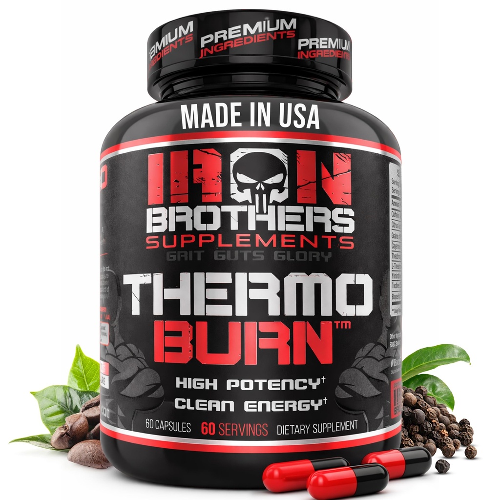 Iron Brothers Συμπληρώματα Fat Burner - Hardcore χάπια απώλειας βάρους για γυναίκες & άνδρες 