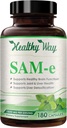 1500 mg SAM-e Supplement - Yüksek Kuvvetli S-Adenosyl-L-Methionine Capsules 1500 mg for Brain Liver and Mood Support - Non-GMO High Abxia Same Supplement (60 hizmet)