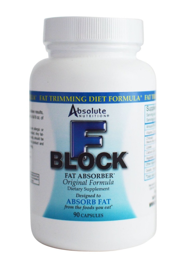 Mutlak Beslenme FBlock Xtra Fat Absorber, Diyet Formula, 90 Capsules