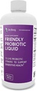 Dr. Berg's Friendly Probiyotik Liquid Supplement Drink Mix w/ 12 Live Probiyotiks Strains & Lactobacillus Acidofilius - Digestive Health, Immune System & Gut Support for Men Women & Kids -1 ay Supply