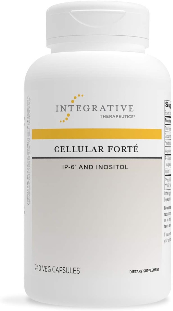 Bütünleştirici Tedaviler Hücreleri Forte - Immune Support Supplement with IP-6 and Inositol* - Gluten Free - Dairy Free - Vegan - 240 Capsules