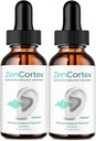 ZenCortex Εμβοές ανακούφιση για χτυπήματα αυτιών σταγόνες, Zen Cortex Εμβοές συμπλήρωμα ZenCortex Υγιεινό αυτί συμπλήρωμα υποστήριξης - μέγιστη δύναμη Advanced Formula ZenCortex σταγόνες Κριτικές (2 πακέτο)