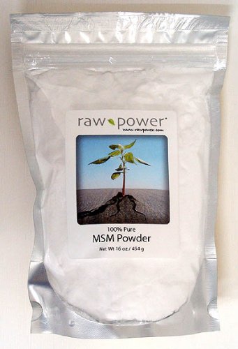 Raw Power MSM Toz, 100% Pure, (16 oz, ABD'de Made)