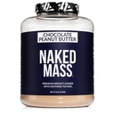 NAKED Chocolate Peanut Butter Mass - 1.280 Calories, 50G proteini, hiçbir yapay değil. Tüm Doğal Ağırlıklı Protein Tozu - 8Lb Bulk, GMO Free, Gluten Free & Soy Free