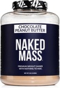 NAKED Chocolate Peanut Butter Mass - 1.280 Calories, 50G proteini, hiçbir yapay değil. Tüm Doğal Ağırlıklı Protein Tozu - 8Lb Bulk, GMO Free, Gluten Free & Soy Free