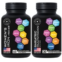 Βαριατρική πολυβιταμίνη και Vegan Iron Post Gastric Bypass Vitamin Bundle
