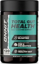 ONNIT Total Gut Health Daily Digestive Support, IGENTM Non-GMO Tested Digestion Supplement for Women and Men with 7 Strains of Probiotics, Prebiotics, Enzymes, and Betaine HCL, 120 Count