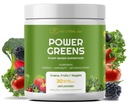 Red's Kitchen Lavabo Power Greens Toz - Daily Greens Superfood Toz - Meyveli, Veggie, & Green Leafy Smoothie Drink Mix - Superfoods Maca Root, Spirulina, Chlorella, & More (200 Grams)