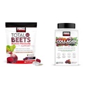 Kuvvet Faktörü Total Beets Blood Printing Support 60 Chews and Collagen Boosting Superfoods 60 Yumuşak Chews for Heart Health, Skin, Hair ve Nails