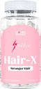 Laura Posada Women's Hair-X Advanced Hair Supporting Supplements for Visibly Ti, B12 - Non-GMO 60 100% Natural Made in the USA
