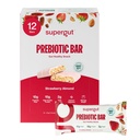 Supergut GLP-1 Ενίσχυση Prebiotic Bars, Αμύγδαλο φράουλα - Gut Healthy Protein Snacks & Breakfast Bars - Keto-Friendly Meal Replacement Energy Bars for Gut Health (12 Count)