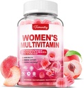 Kadınlar Multivitamin Gummies - A, C, D, E, Niacin, Folate, B6 & B12, Iron, Steel, çinko - Multi Vitamins & Minerals for Skin, Hair, Energy & Immune