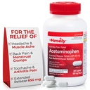 TIME-CAP LABS, INC. Zamanlı Acetaminophen 650 MG - 400 Caplets - Genişletilmiş Yayın - Ortak Ağrı Yardımı, Ağrı Reliever & Arthritis Pain Relief
