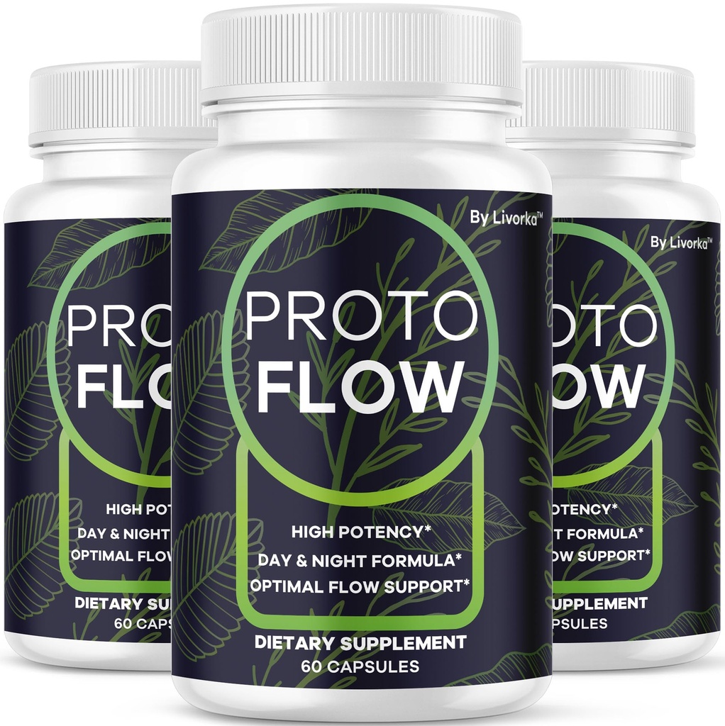 LIVORKA (3 Pack) Prototip Akış - Prototip Akış Desteği, ProtoFlow, ProtoFlow Yorumlar, ProtoFlow Formula, Proto Flow Male Capsules, Proto Flow Supplement for Men, Proto Flow Pills, 180 Capsules for 3 Ay