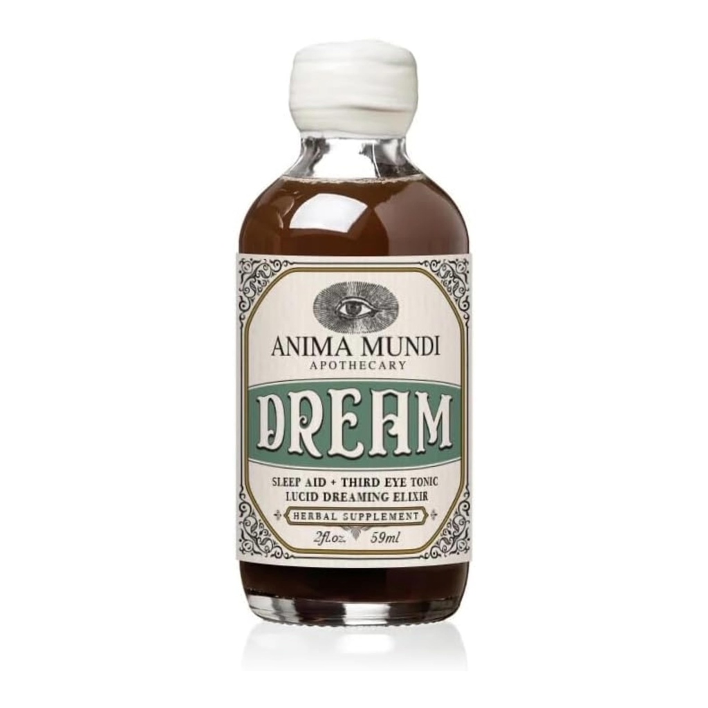 Simdi Mundi Apothecary Lucid Dream Elixir - Üçüncü Göz Tonic - Adapting Adaptojenik İçgörü - Bu Calming Tonic (2 oz) ile Lucid Rüyasını Destekleyin