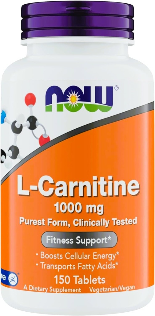 Şimdi Tamamlar L-Carnitine 1000 mg - 150 Tablet Değer Boyutu, Destekler Lean Kas Büyüme, Carnipure, Non-GMO, Kosher, Vegans, Athletes ve Energy Supports