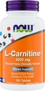 Şimdi Tamamlar L-Carnitine 1000 mg - 150 Tablet Değer Boyutu, Destekler Lean Kas Büyüme, Carnipure, Non-GMO, Kosher, Vegans, Athletes ve Energy Supports