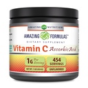 Amazing Formulas Vitamin C Toz Supplement | Unflavored Ascorbici 1 Gram per Service | 454 Konteyner başına hizmet | Non-GMO | Gluten-Free | Made in USA