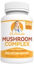 Best Organic Mushroom Complex - Immune Assist Support - Lion's Mane, Cordyceps and Reishi - συμπλήρωμα προσαρμογών - Ευεξία, ανακούφιση στρες, μνήμη & γνωστική υποστήριξη, Δρ Danielle - 120 Veggie Caps