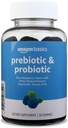 Temeller Prebiyotik & Probiyotik Gummies, 2 Milyar CFU, Blue Raspberry, 50 Count (2 per Service) (Önceki Solimo)