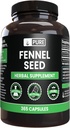 PURE ORIGINAL INGREDIENTS Fennel Tohumu (365 Capsules), Hiçbir Magnezyum veya Rice Fillers, Always Pure, Lab TY