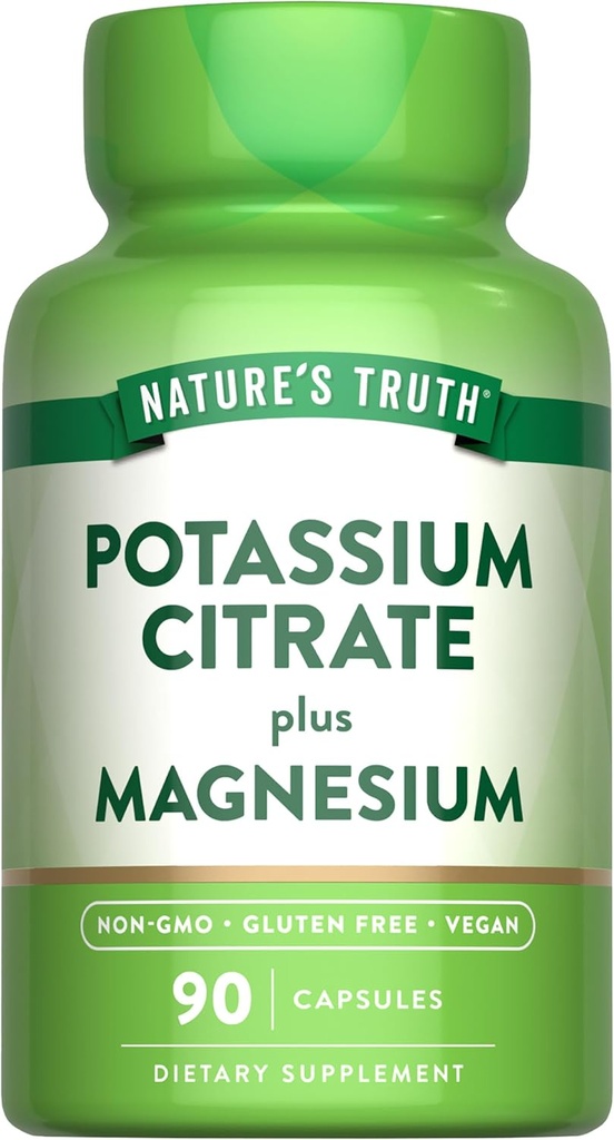 Nature's Truth P properties Magnezyum Citrate Capsules | 90 Count | Vegan, Non-GMO & Gluten Free Supplement Supplement