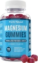 Çocuklar ve Yetişkinler için Tamamen Optimal Magnezyum Citrate Gummies - Delicious Cherry Flavor - Sleep, Calm & Digestive Support, Relaxation, Muscle Health - Chewable Magnezyum, Gluten-Free, Vegan - 90 Gummies