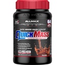 ALLMAX QUICKMASS, Çikolata - 3.5 lb - Hızlı Kitlesel Fizatör - Serviste 64 grama kadar - 3:1 Protein Oranları - Zero Trans Fat - 24'e kadar