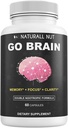 Beyin Çifti Nootropic Formula, Zihinsel ve Odak Vitaminleri, Ginkgo Biloba, Dmae Supplement, Bacopa Monnieri Supplement, Memory Vitamins Brain for Women & Men