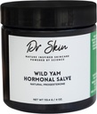 Dr. Skin Wild Yam Cream for Hormone Balance 4oz | 100% Organic Natural Menopause & Perimenopause Support, Herbal Yam Cream for Women PMS, Hot Flashes, Mood Swings, Night Sweats, Cramps Relief