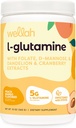 Bizllah L-Glutamine Peach Mango (50 hizmet) - 5g L-Glutamine Per Service, Stevia ile Tatlılanmış