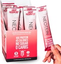 NEOTEIN: Elektrolyte Toz Paketleri, Protein Toz 10g protein & Collagen | Hydration Packets - Zero Sugar, NO Fillers, NO Carbs | Cherry Passionproduct | 45 Calories | Hua & Paleo | 15 Paket