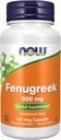 Şimdi Gıdalar Tamamlar, Fenugreek (Trigonella foenum-graecum) 500 mg, Herbal Supplement, 100 Veg Capsules