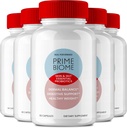Prime Biome Gut Health Capsules, PrimeBiome Healthy Skin Support Supplement Pills, Prime Biome Advanced Formula - Maximum Strength All Natural Health & Wellness Pills, PrimeBiome Reviews (5 Pack)