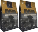 Omega Wafers - Superior Horse/Equine Skin, Coat, and Immune Support Supplement - Ωμέγα 3, 6, 9, και Βιοτίνη (Regular, 2 Pack (120 Count Total))