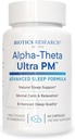 Biotics Research Alpha Theta Ultra PM L Theanine, Passionflower, Lemon Balm, Υποστηρίζει GABA, Σεροτονίνη, Ρυθμούς Circadian, 60 Κάψουλες