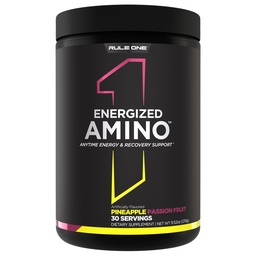 Κανόνας 1 Πρωτεΐνη Ενεργοποίησε Amino – Ανά πάσα στιγμή την ενέργεια & την ανάκτηση Υποστήριξη με BCAAs, Γλουταμίνη, Κιτρουλίνη, Beta Alanine, καφεΐνη από Πράσινο καφέ & φύλλα τσαγιού (30 σερβίροντας, ανανά passionfruit)