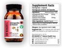 DR WAKDE'nin Ashwagandha & Shatavari Capsules (60 Veg Caps, Rejuvenating Herbs, Energy Support, Ayurvedic Supplement, Vegan, Herbal, All Natural, Made in UK)