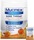 Mucinex Instasoothe Sore Lroat Relief Drops, Sore Lroat Lozenges, Sore Lroat Medicine με Hexylresorcinol, Cough Drops Εναλλακτική, Μέλι & Echinacea Flavor, 40 ct