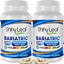 Shiny Leaf Bariatric Multivitamin with Iron - 45 mg for Gastric Bypass, Sleeve Gastrεκτομή, Roux-en-Y, Duodenal Switch - 22 Βιταμίνες & Ορυκτά, ASMBS Compliant, Vegetarian, Made in USA, GMP, 180 Ct.