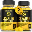 Atlantis Beslenme Güçlü ve Atle Performansı için Monohidrat Gummies - 5gtine Per - Kas, Boost Performans & Endurance & improve Post Workout Recovery - 120 Count Count