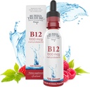 Buried Treasure B12 Drops - 1000mcg Vitamin B12 Mecobalamin per Service, 120 Hizmet - Sublingual B12, Alkol Özgür, Vegan, Raspberry Flavor, 2 oz Şişe, Graduated Dropper True Dosing