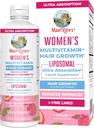 MaryRuth Organics Women's Multivitamin+Lustriva Saç Büyüme Liposomal | Biotin 1000006 | Klinik olarak Kanlı Saçlar, Wrinkles, Fine Lines, Skin Care with Ashwagan&Maca Root | 15.22 Fl Oz Oz