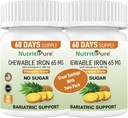 Chewable Iron 65 mg ile C 180 mg - Pineapple Flavor 60 Count (2)