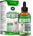 Natural Antibiotics for Dogs and Puppies | Antibiotics for Dogs of All Ages | Herbal Ingredients | Helps with Allergies and UTIs | for Balanced Digestion | Joint Care | Bacon Taste | 2 Oz